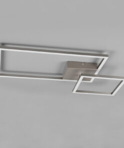 Φωτιστικό Οροφής Reality PADELLA LED, 25W · 3000lm, 4000K Νίκελ Ματ Μεταλλικό περιστρεφόμενο με dimmer – R62642407