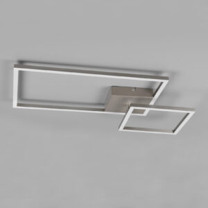 Φωτιστικό Οροφής Reality PADELLA   LED, 25W · 3000lm, 4000K Νίκελ Ματ Μεταλλικό περιστρεφόμενο με dimmer   – R62642407