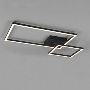 Φωτιστικό Οροφής Reality PADELLA  LED, 25W · 3000lm, 4000K Μαύρο Ματ Μεταλλικό περιστρεφόμενο ,Step dimmable- R62642432