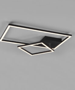 Φωτιστικό Οροφής Reality PADELLA LED, 25W · 3000lm, 4000K Μαύρο Ματ Μεταλλικό περιστρεφόμενο ,Step dimmable- R62642432