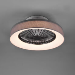 Ανεμιστήρας Reality FARSUND LED, 26,8W · 2600lm, 3000 – 6500K Γκρι Πλαστικό ,Τηλεχειριζόμενο Dimmable, Χρονοδιακόπτη, και φως νύκτας – R62662111