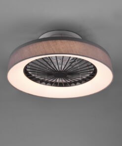 Ανεμιστήρας Reality FARSUND LED, 26,8W · 2600lm, 3000 – 6500K Γκρι Πλαστικό ,Τηλεχειριζόμενο Dimmable, Χρονοδιακόπτη, και φως νύκτας – R62662111