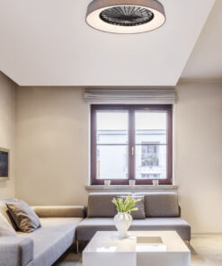 Ανεμιστήρας Reality FARSUND LED, 26,8W · 2600lm, 3000 – 6500K Γκρι Πλαστικό ,Τηλεχειριζόμενο Dimmable, Χρονοδιακόπτη, και φως νύκτας – R62662111