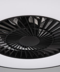 Ανεμιστήρας Reality HALMSTAD LED 39W 3900lm 3000-6500K Μαύρο Ματ Τηλεχειριζόμενο Dimmable – R62672132