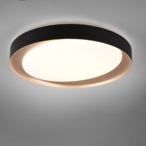 Φωτιστικό Οροφής Reality LED 24W  Μαύρο Πλαστικό Dimmable 2000lm 2700 – 6500K  R62712402