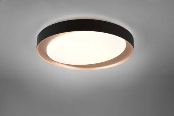 Φωτιστικό Οροφής Reality LED 24W  Μαύρο Πλαστικό Dimmable 2000lm 2700 – 6500K  R62712402