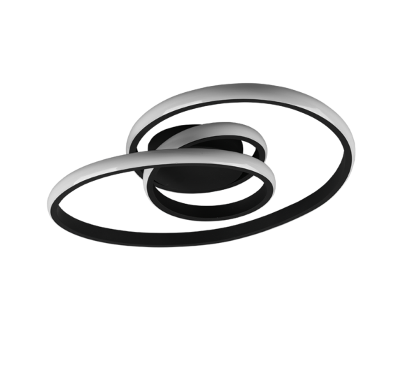 Φωτιστικό Οροφής Reality LED 18,5W  Μαύρο Ματ Μεταλλικό Step Dimmable 2050lm 3000K  R62751132