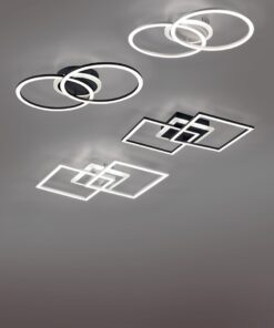 Φωτιστικό Οροφής Reality LED 25W Μαύρο Ματ Μεταλλικό Step Dimmable 2600lm 3000K R62783132