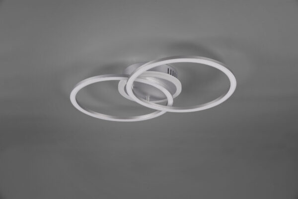 Φωτιστικό Οροφής Reality LED 25W  Τιτάνιο Μεταλλικό Step Dimmable 2600lm 3000K  R62783187