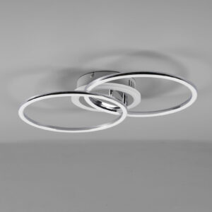 Φωτιστικό Οροφής Reality VENIDA  LED, 25W · 3000lm, 4000K Χρώμιο Μεταλλικό, Λειτουργία μνήμης, Step dimmable- R62783406
