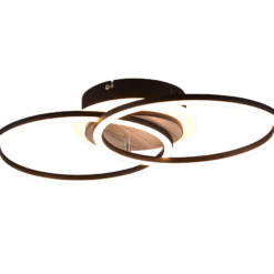 Φωτιστικό Οροφής Trio Lighting LED 25W 2700K Ξύλινου Χρώματος Step Dimmable – R62783635