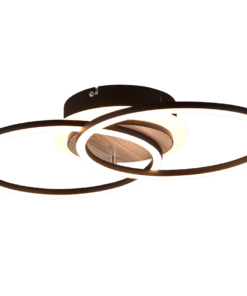 Φωτιστικό Οροφής Trio Lighting LED 25W 2700K Ξύλινου Χρώματος Step Dimmable – R62783635