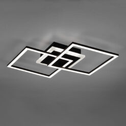Φωτιστικό Οροφής Reality LED 25W Μαύρο Ματ Μεταλλικό Step Dimmable 2600lm 3000K R62793132