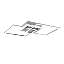 Φωτιστικό Οροφής Reality VENIDA LED, 25W · 3000lm, 4000K Χρώμιο Μεταλλικό, Λειτουργία μνήμης, Step Dimmable – R62793406