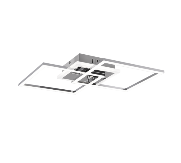 Φωτιστικό Οροφής Reality VENIDA  LED, 25W · 3000lm, 4000K Χρώμιο Μεταλλικό, Λειτουργία μνήμης, Step Dimmable - R62793406