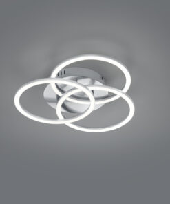 Φωτιστικό Οροφής Reality LED 27W Νίκελ Ματ Μεταλλικό Τηλεχειριζόμενο Dimmable 3100lm 2700 – 6000K – R62823107