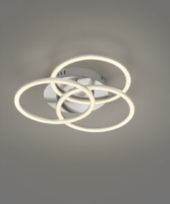 Φωτιστικό Οροφής Reality LED 27W Νίκελ Ματ Μεταλλικό Τηλεχειριζόμενο Dimmable 3100lm 2700 – 6000K – R62823107