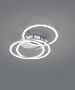 Φωτιστικό Οροφής Reality LED 27W Νίκελ Ματ Μεταλλικό Τηλεχειριζόμενο Dimmable 3100lm 2700 – 6000K – R62823107