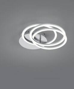 Φωτιστικό Οροφής Reality LED 27W Νίκελ Ματ Μεταλλικό Τηλεχειριζόμενο Dimmable 3100lm 2700 – 6000K – R62823107