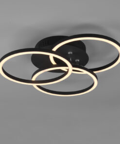 Φωτιστικό Οροφής Reality LED 27W Μαύρο Ματ Μεταλλικό Τηλεχειριζόμενο Dimmable 3100lm 2700 – 6000K – R62823132