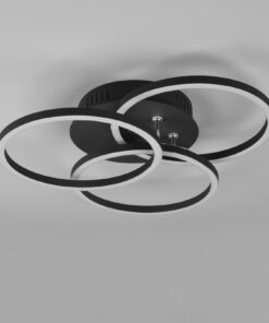 Φωτιστικό Οροφής Reality LED 27W Μαύρο Ματ Μεταλλικό Τηλεχειριζόμενο Dimmable 3100lm 2700 – 6000K – R62823132