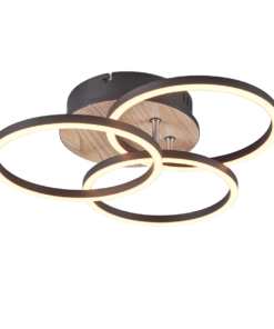 Φωτιστικό Οροφής Trio Lighting LED 327W 2700K Ξύλινου Χρώματος Step Dimmable – R62823135