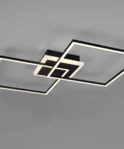 Φωτιστικό Οροφής Reality LED 29W Μαύρο Ματ Μεταλλικό Τηλεχειριζόμενο Dimmable 3250lm RGB+3000K – R62843132