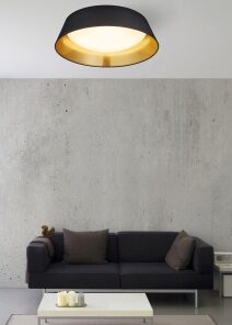 Φωτιστικό Οροφής Reality LED 18W Μαύρο Υφασμάτινο 1700lm 3000K R62871879
