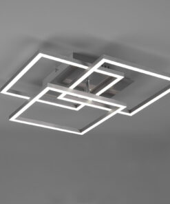 Φωτιστικό Οροφής MOBILE Reality LED 28W Νίκελ Ματ Τηλεχειριζόμενο Dimmable 3200lm CCT – R62883107