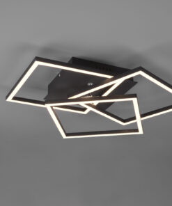 Φωτιστικό Οροφής MOBILE Reality LED 28W Μαύρο Ματ Τηλεχειριζόμενο Dimmable 3200lm CCT – R62883132