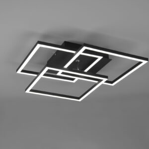 Φωτιστικό Οροφής MOBILE Reality LED 28W Μαύρο Ματ Τηλεχειριζόμενο Dimmable 3200lm CCT – R62883132