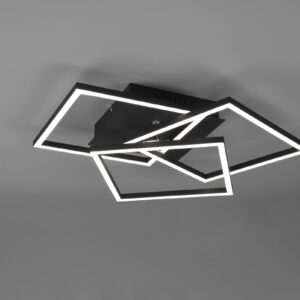 Φωτιστικό Οροφής MOBILE Reality LED 28W Μαύρο Ματ Τηλεχειριζόμενο Dimmable 3200lm CCT – R62883132