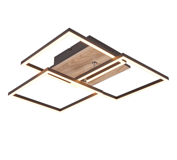 Φωτιστικό Οροφής Trio Lighting LED 327W 2700K Ξύλινου Χρώματος Step Dimmable - R62883135