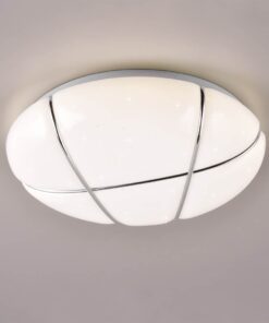 Πλαφονιέρα Λευκή με Έναστρο Κάλυμμα Φ28 TIBOR LED 10W 1200lm Step Dimmable 4000K Reality – R62903001