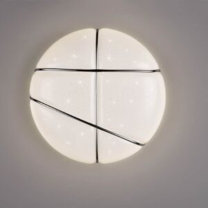 Πλαφονιέρα Λευκή με Έναστρο Κάλυμμα Φ28 TIBOR LED 10W 1200lm Step Dimmable 4000K Reality – R62903001