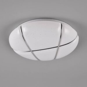 Πλαφονιέρα Λευκή με Έναστρο Κάλυμμα Φ28 TIBOR LED 10W 1200lm Step Dimmable 4000K Reality – R62903001