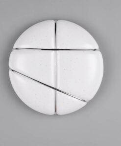 Πλαφονιέρα Λευκή με Έναστρο Κάλυμμα Φ28 TIBOR LED 10W 1200lm Step Dimmable 4000K Reality – R62903001