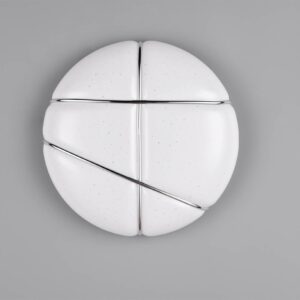 Πλαφονιέρα Λευκή με Έναστρο Κάλυμμα Φ28 TIBOR LED 10W 1200lm Step Dimmable 4000K Reality – R62903001