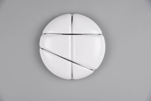 Πλαφονιέρα Λευκή με Έναστρο Κάλυμμα Φ28 TIBOR LED 10W 1200lm Step Dimmable 4000K Reality – R62903001