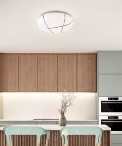 Πλαφονιέρα Λευκή με Έναστρο Κάλυμμα Φ28 TIBOR LED 10W 1200lm Step Dimmable 4000K Reality – R62903001