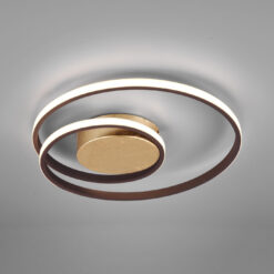 Φωτιστικό Οροφής Reality LED 22W Σκουριά Μεταλλικό Step Dimmable 2200lm 3000K R62911124