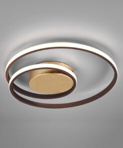 Φωτιστικό Οροφής Reality LED 22W Σκουριά Μεταλλικό Step Dimmable 2200lm 3000K R62911124