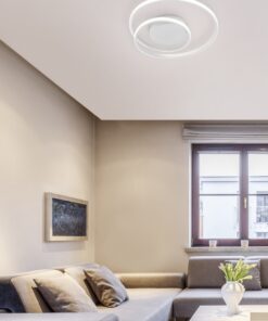 Φωτιστικό Οροφής Reality LED 22W Λευκό Ματ Μεταλλικό Step Dimmable 2200lm 3000K R62911131