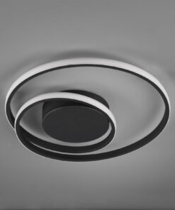 Φωτιστικό Οροφής Reality LED 22W Μαύρο Ματ Μεταλλικό Step Dimmable 2200lm 3000K R62911132