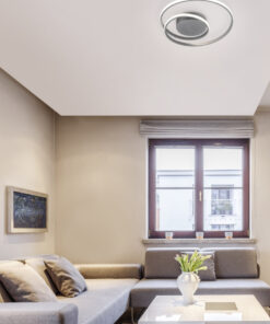 Φωτιστικό Οροφής Reality LED 22W Τιτάνιο Μεταλλικό Step Dimmable 2200lm 3000K R62911187