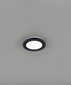 Φωτιστικό Οροφής Reality LED 10W  Μαύρο Ματ Πλαστικό Step Dimmable 850lm 3000K IP44 R62921032
