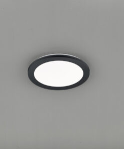 Φωτιστικό Οροφής Reality LED 15W  Μαύρο Ματ Πλαστικό Step Dimmable 1350lm 3000K IP44 R62921532