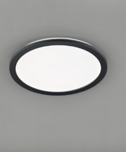 Φωτιστικό Οροφής Reality LED 24W  Μαύρο Ματ Πλαστικό Step Dimmable 2000lm 3000K IP44 R62922432