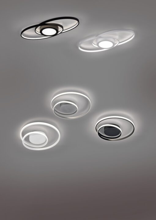Φωτιστικό Οροφής Reality LED 27W  Ανθρακί Μεταλλικό Step Dimmable 3000lm 3000K  R62991142