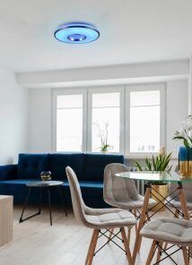 Φωτιστικό Οροφής Trio Lighting LED 30W 3000K RGB Λευκού Χρώματος με Τηλεχειριστήριο – R64371931